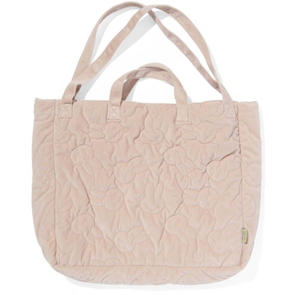 NEW Nijntje Miffy Large Soft Velvet Shopping Tote Bag - Beige